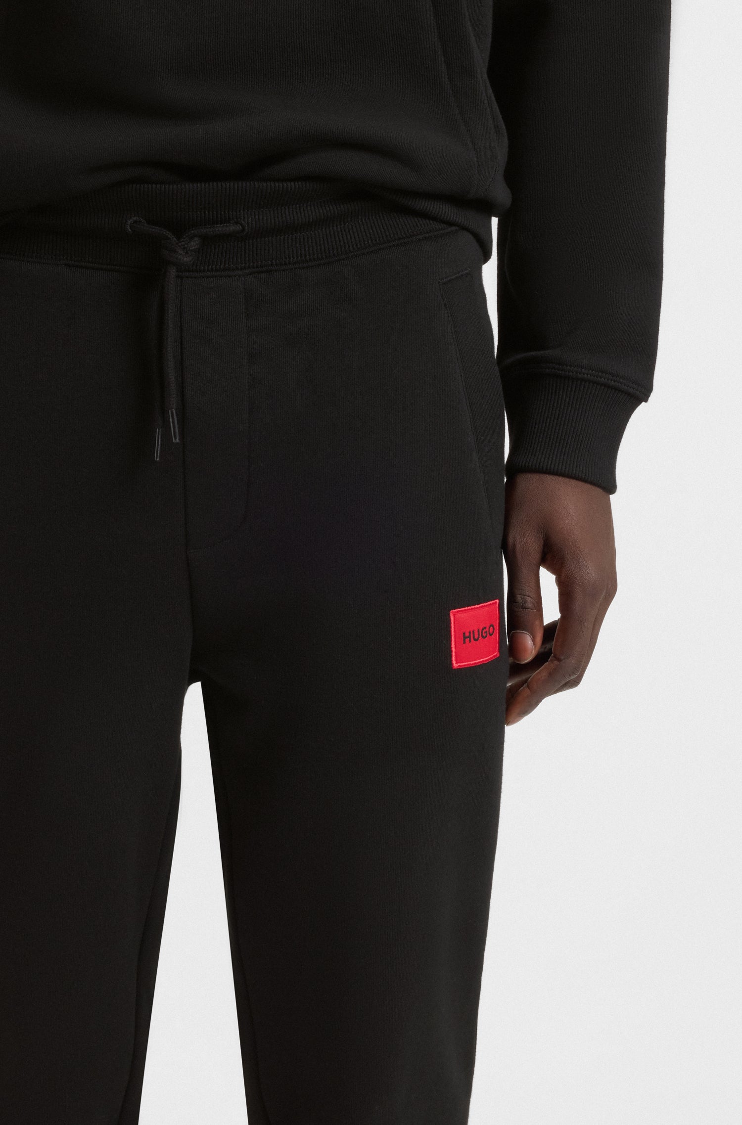 BLACK // CASUAL TROUSERS DOAK212