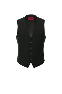Veste de costume Vin en laine - Black