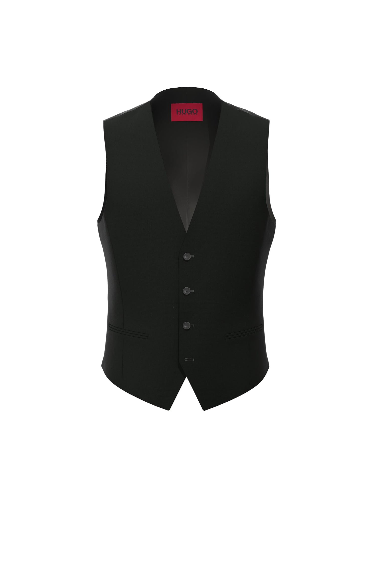 Veste de costume Vin en laine - Black