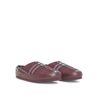 9 qty Chaussons Northaven à imprimé check - Deep Maroon Check