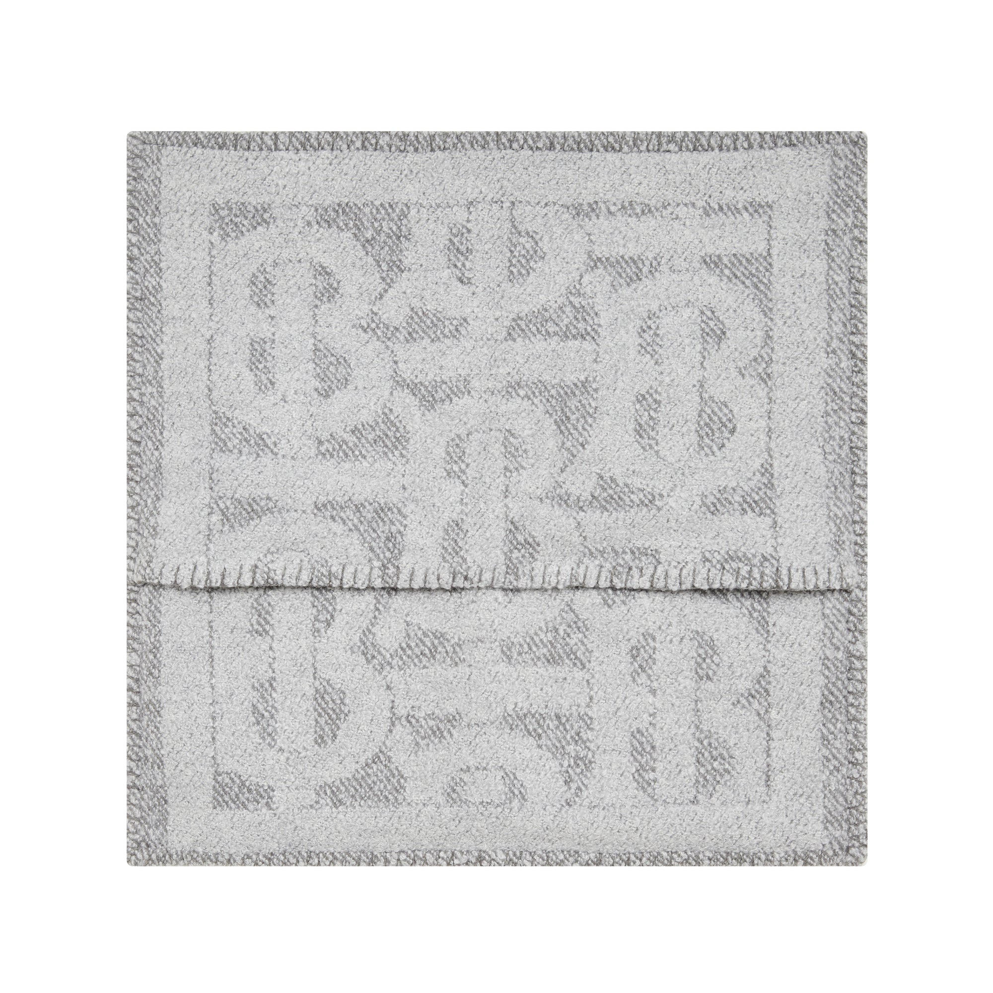 5 qty Housse de coussin texturé en cachemire - Grey