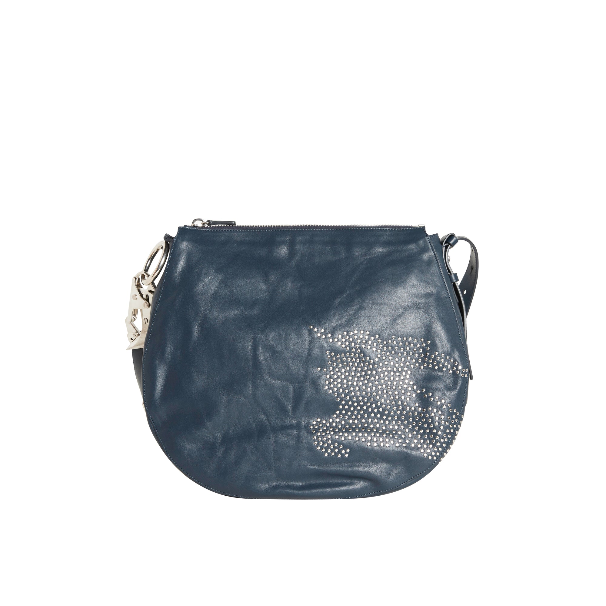 65 qty Sac clouté Medium Knight en cuir - Lake