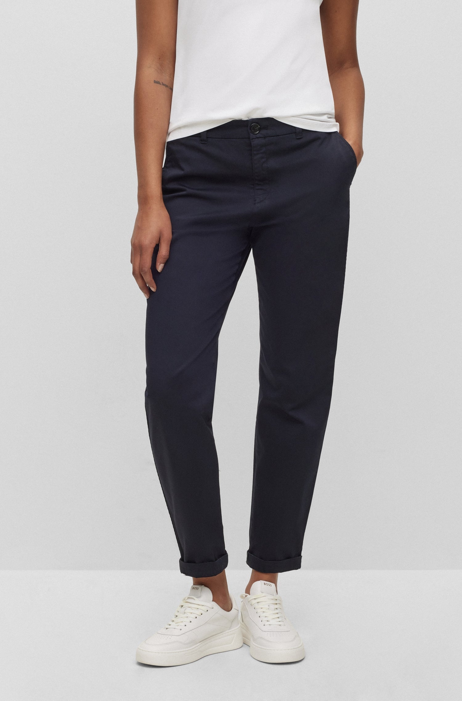 MEDIUM BEIGE // FORMAL TROUSERS C_TACHINI2-D