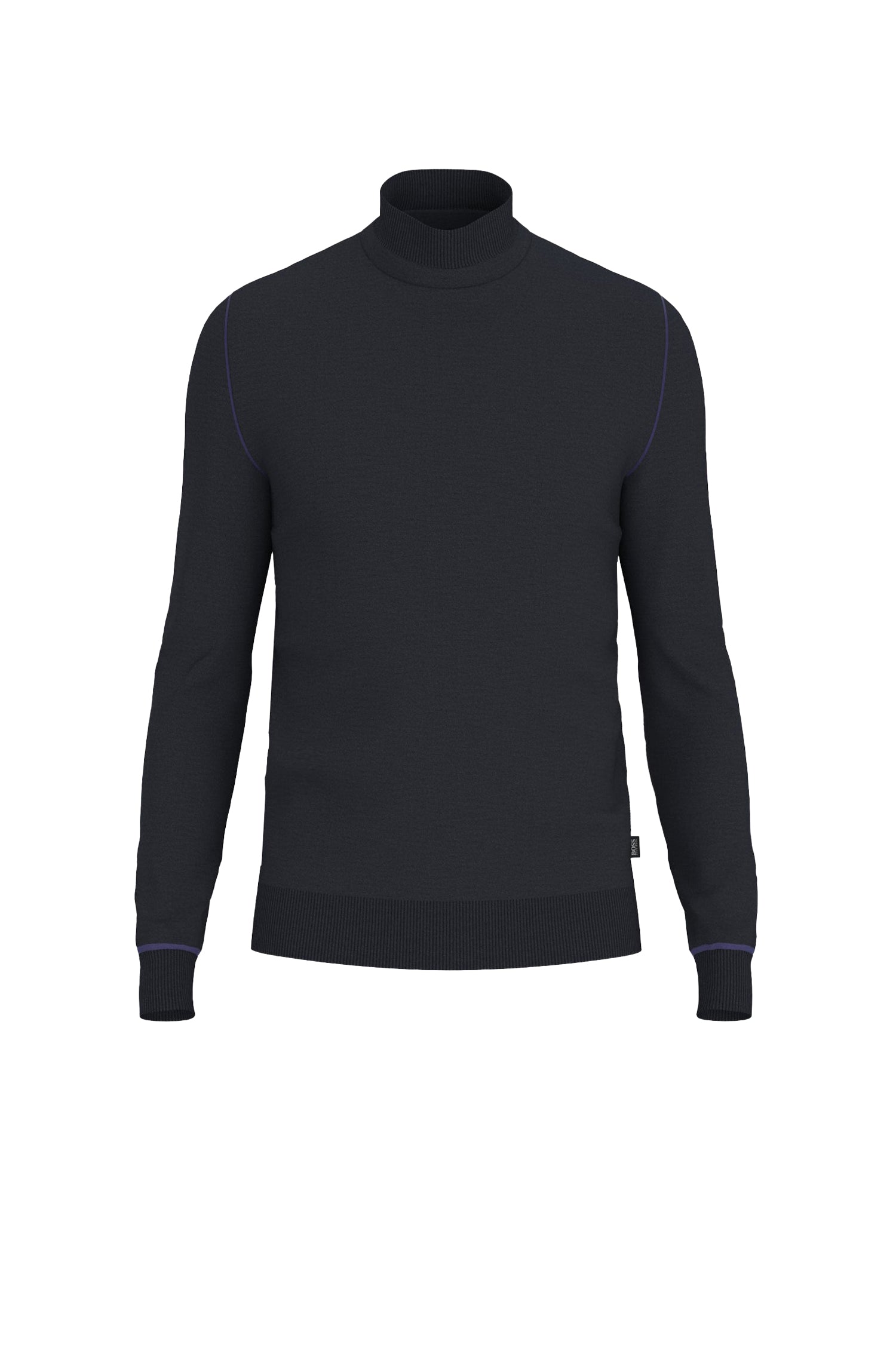 Ulsan wool roll-neck jumper - Dark Blue