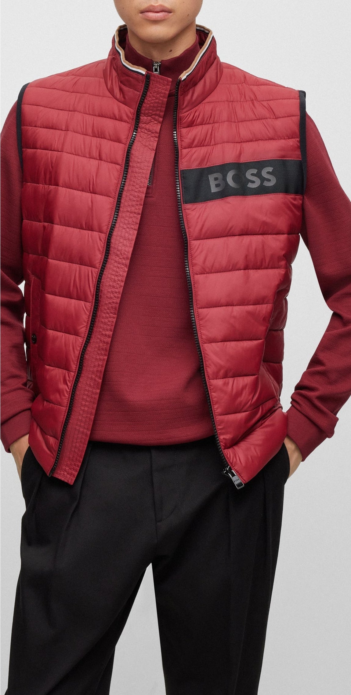 DARK RED // CASUAL JACKETS DAROLAN