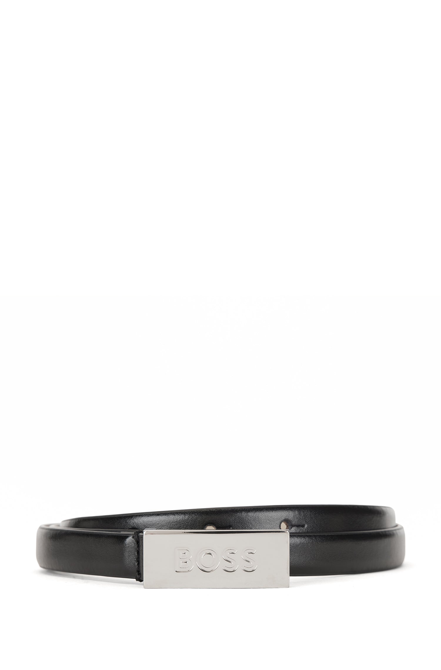 BLACK // BUSINESS BELTS AMBER BELT 1,5CM