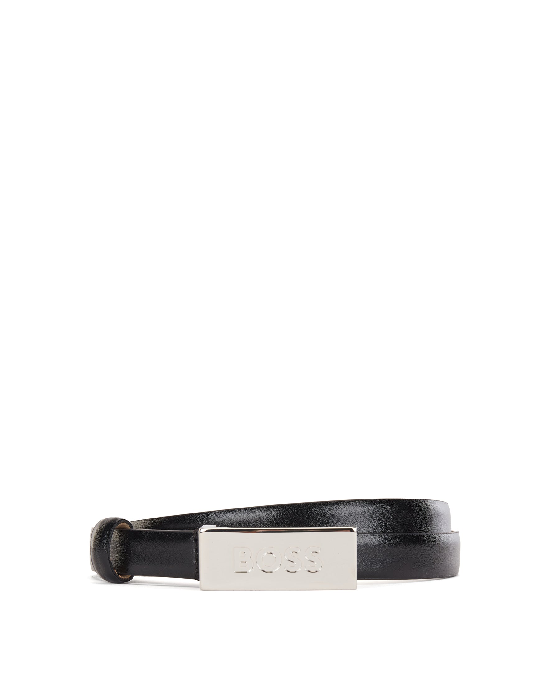 BLACK // BUSINESS BELTS AMBER BELT 1,5CM