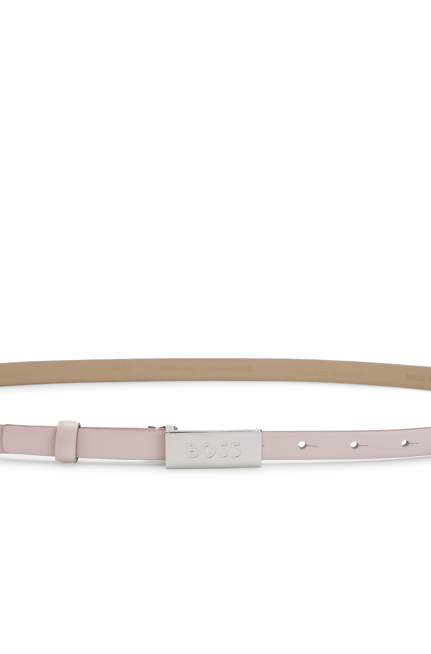 LIGHT & PASTEL PINK // BUSINESS BELTS AMBER BELT 1,5CM