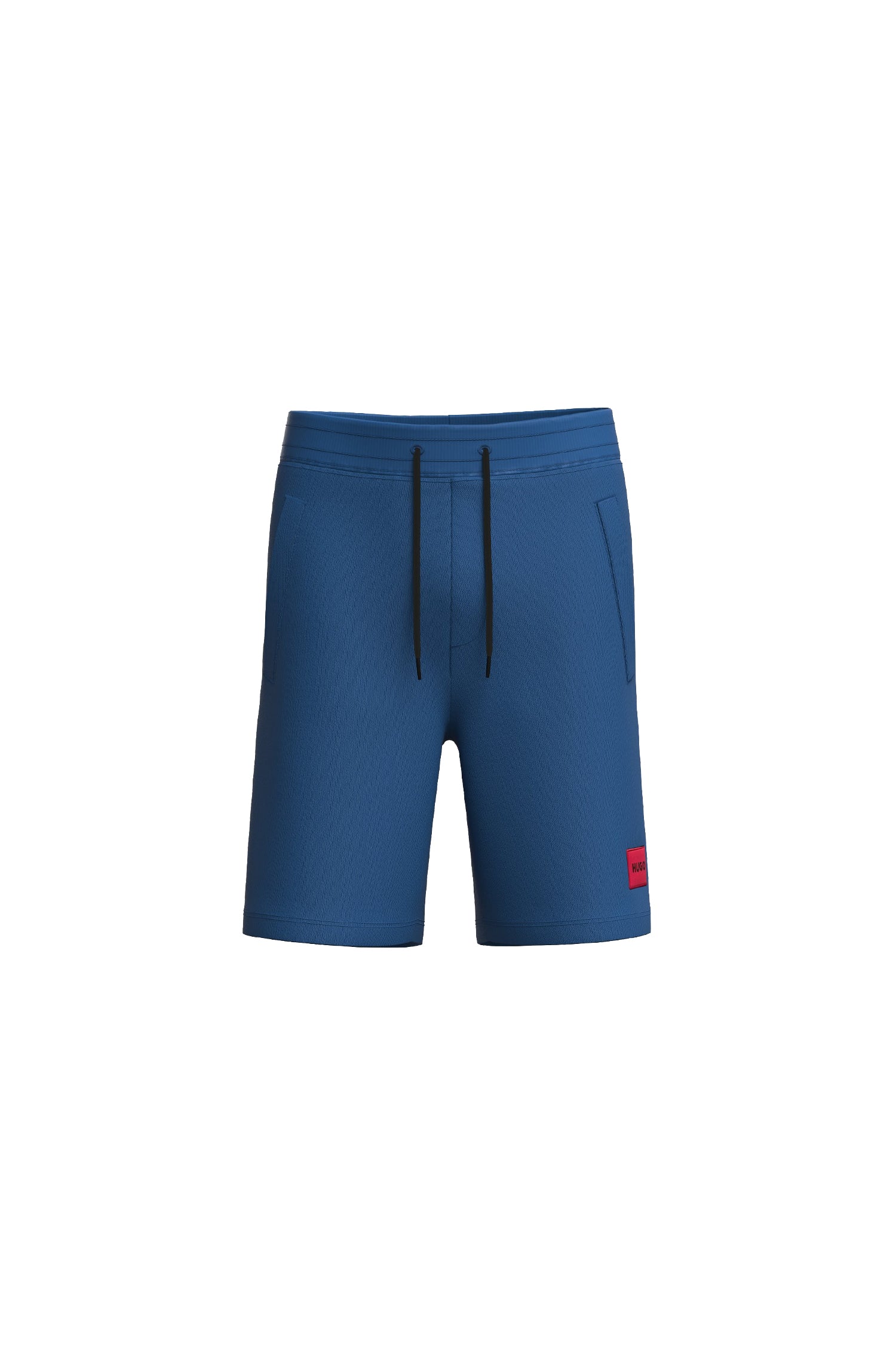 Diz shorts with an elasticated waistband - Medium Blue