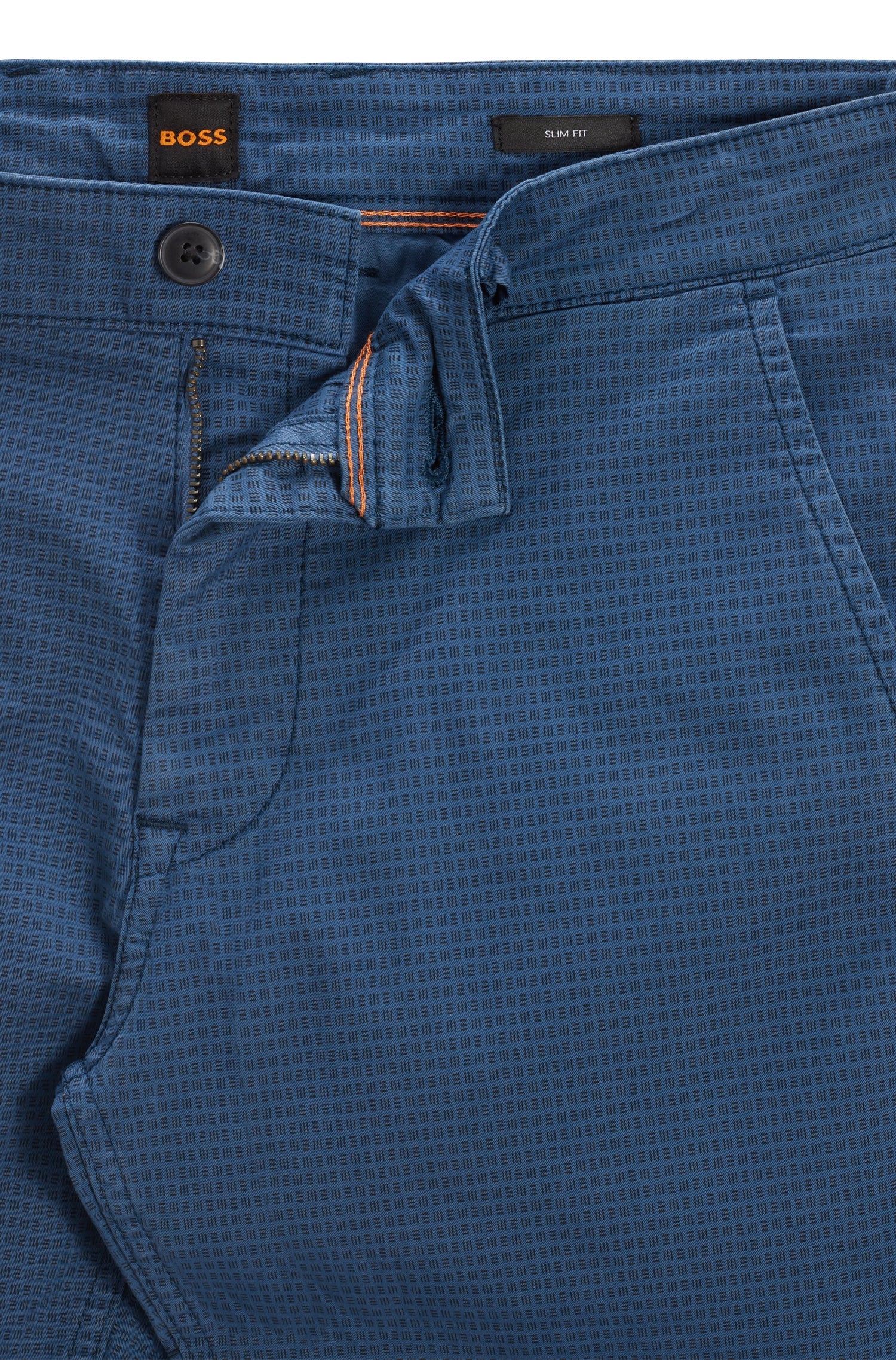 NAVY // CASUAL TROUSERS SCHINO-SLIM