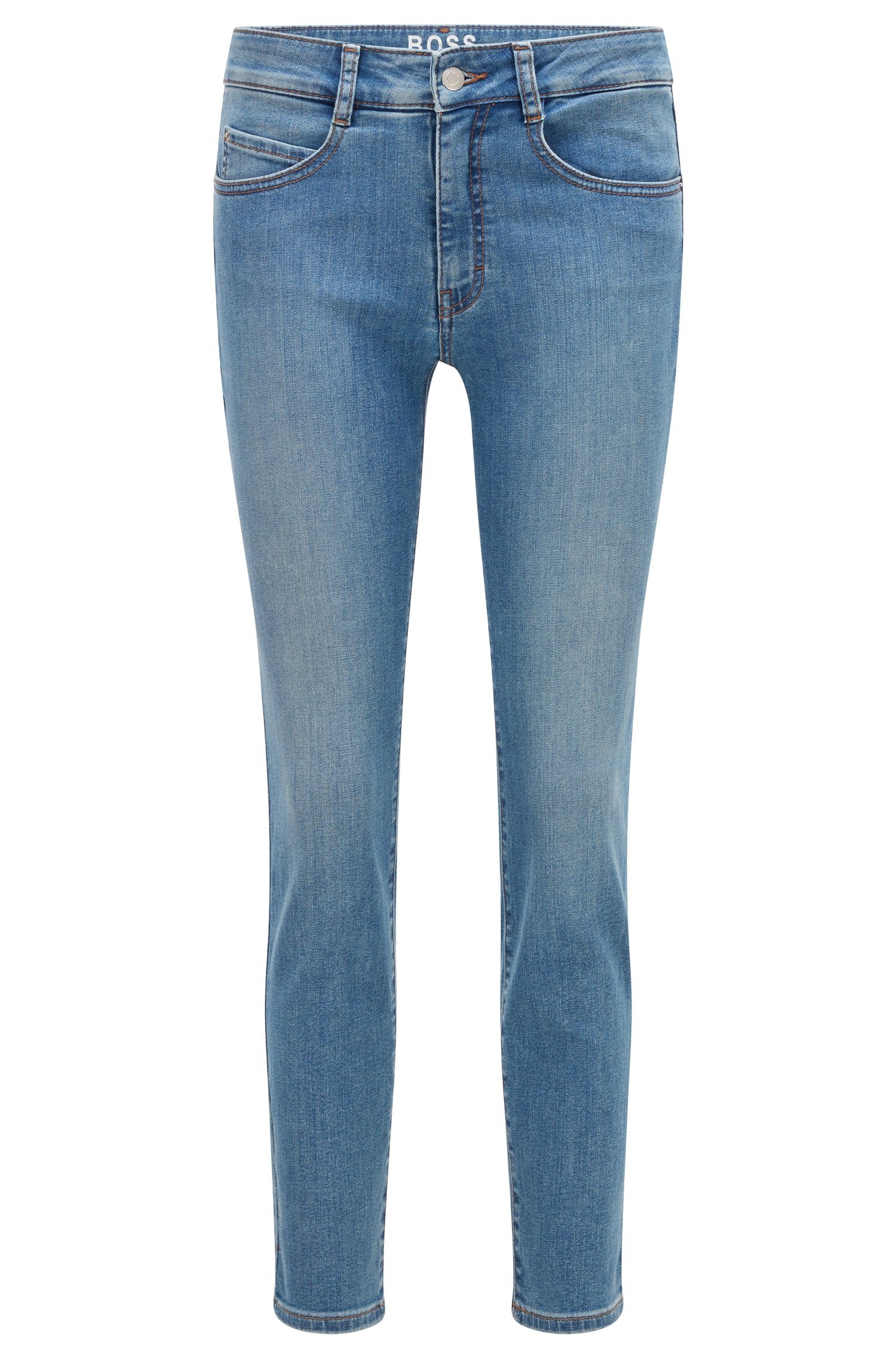 BRIGHT BLUE // JEANS SLIM CROP 2.0
