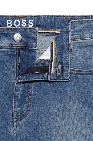 BRIGHT BLUE // JEANS SLIM CROP 2.0