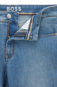 BRIGHT BLUE // JEANS SLIM CROP 2.0