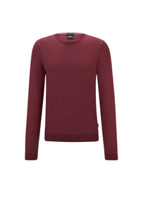 Pull Leno en laine - Dark Red