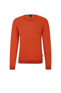 Pull Leno en laine - Dark Orange