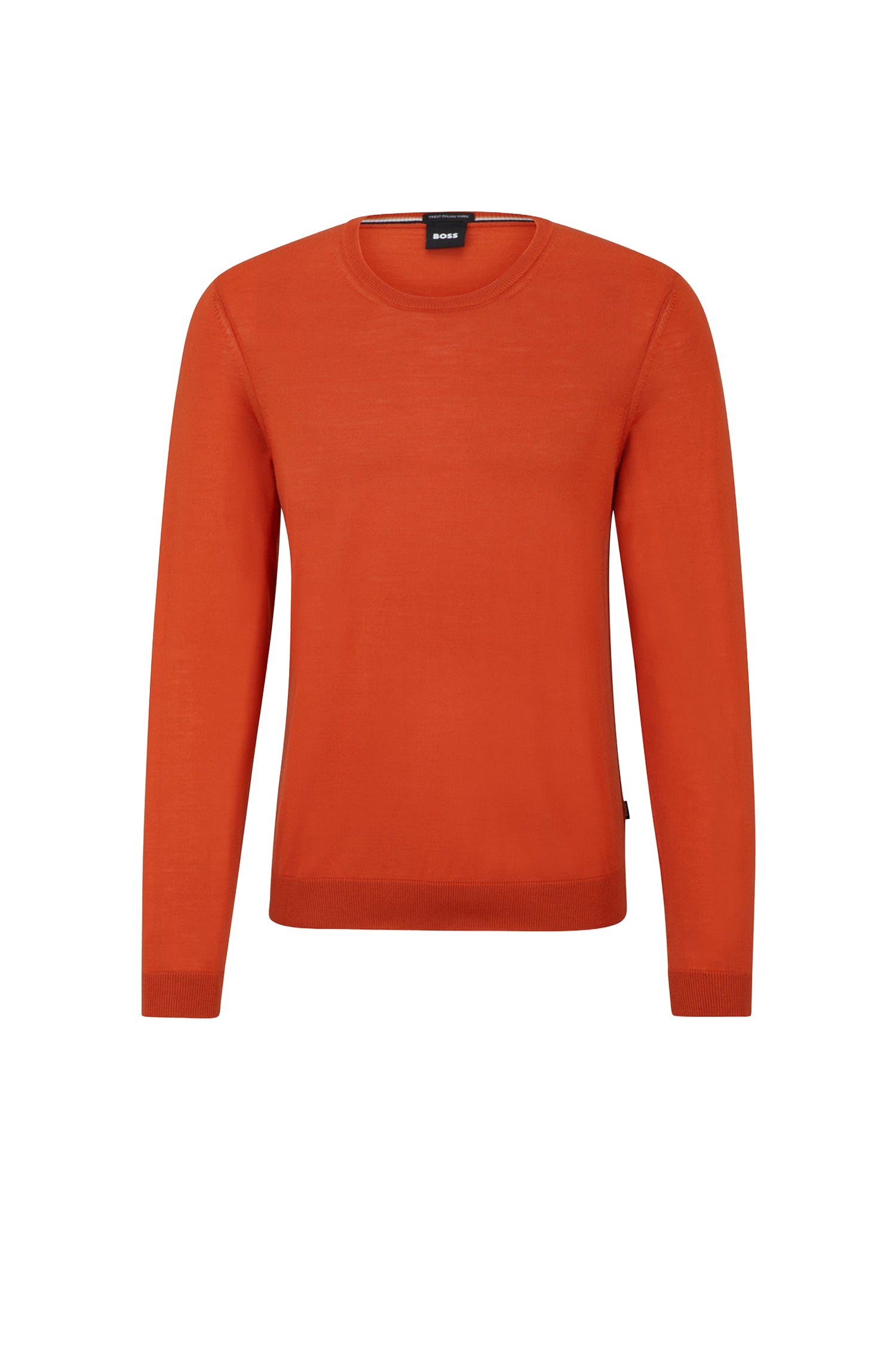 Pull Leno en laine - Dark Orange
