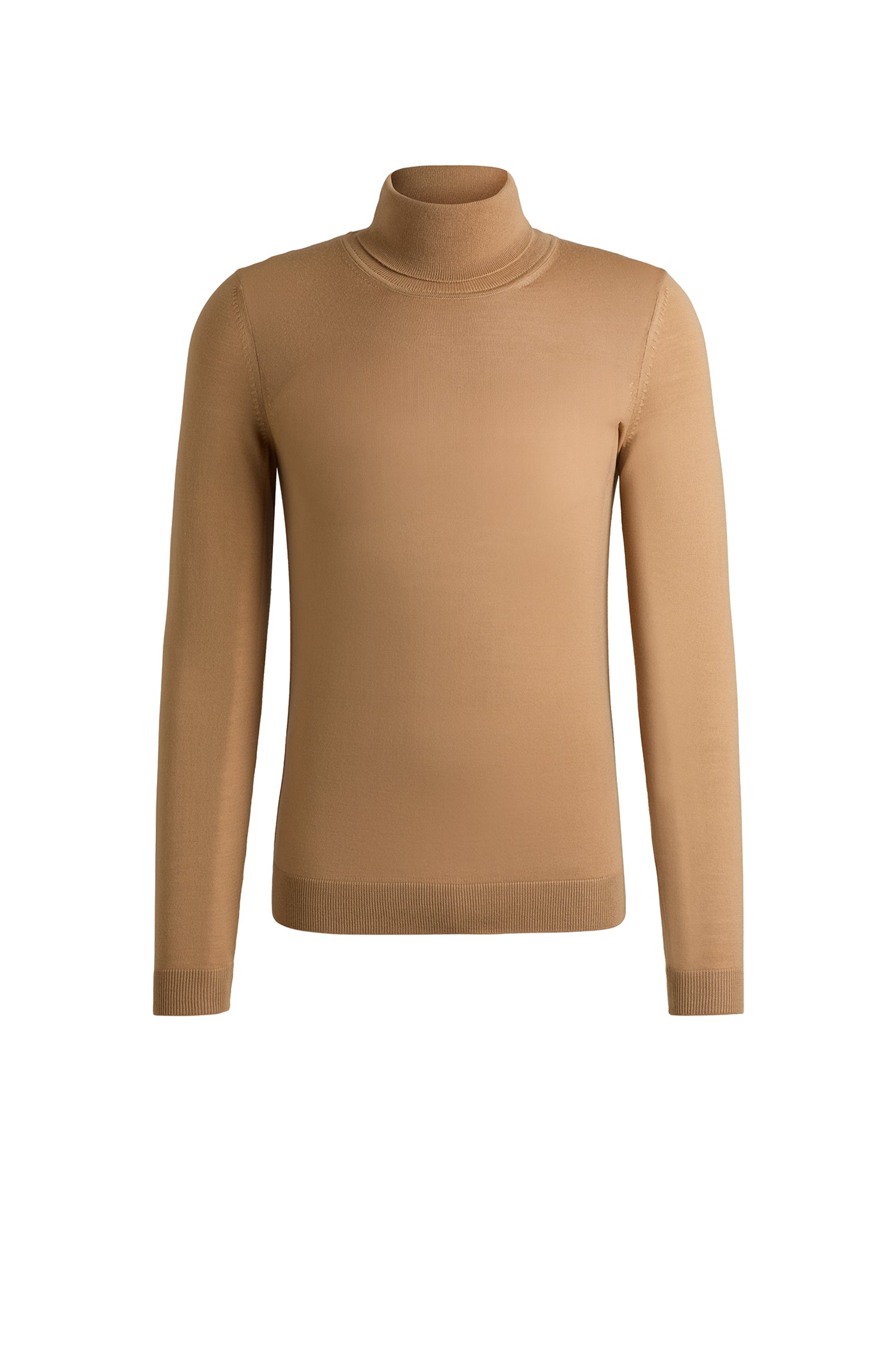Pull Musso à col roulé en laine - Medium Beige
