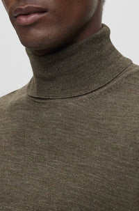 Pull Musso à col roulé en laine - Open Green