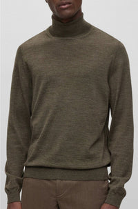 Pull Musso à col roulé en laine - Open Green