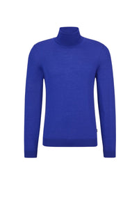 Pull Musso à col roulé en laine - Dark Purple