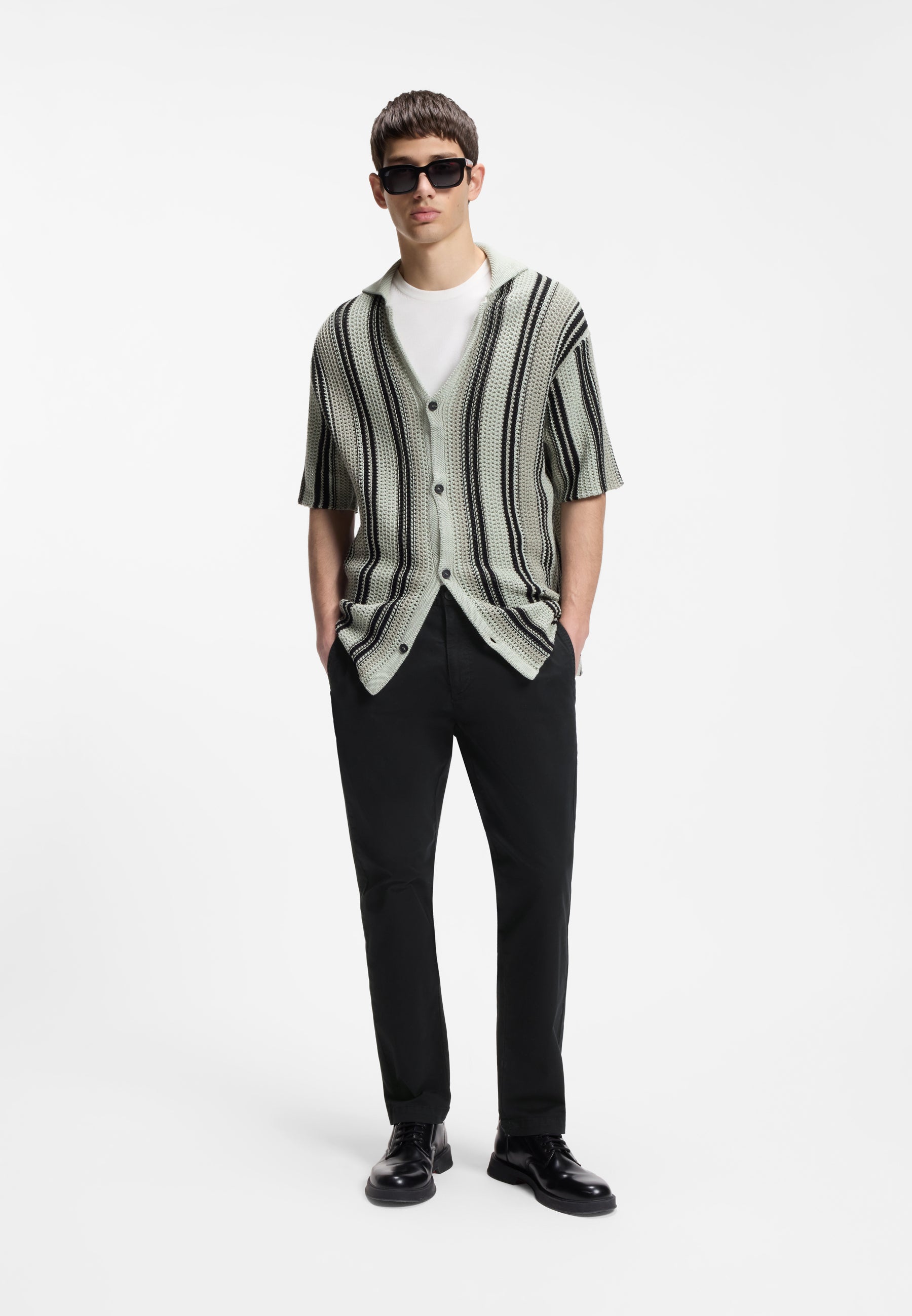 BLACK // CASUAL TROUSERS DAVID222D