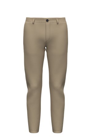 MEDIUM BEIGE // CASUAL TROUSERS DAVID222D