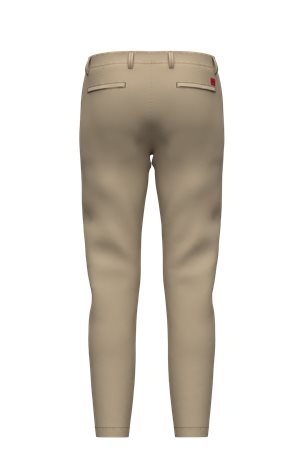 MEDIUM BEIGE // CASUAL TROUSERS DAVID222D