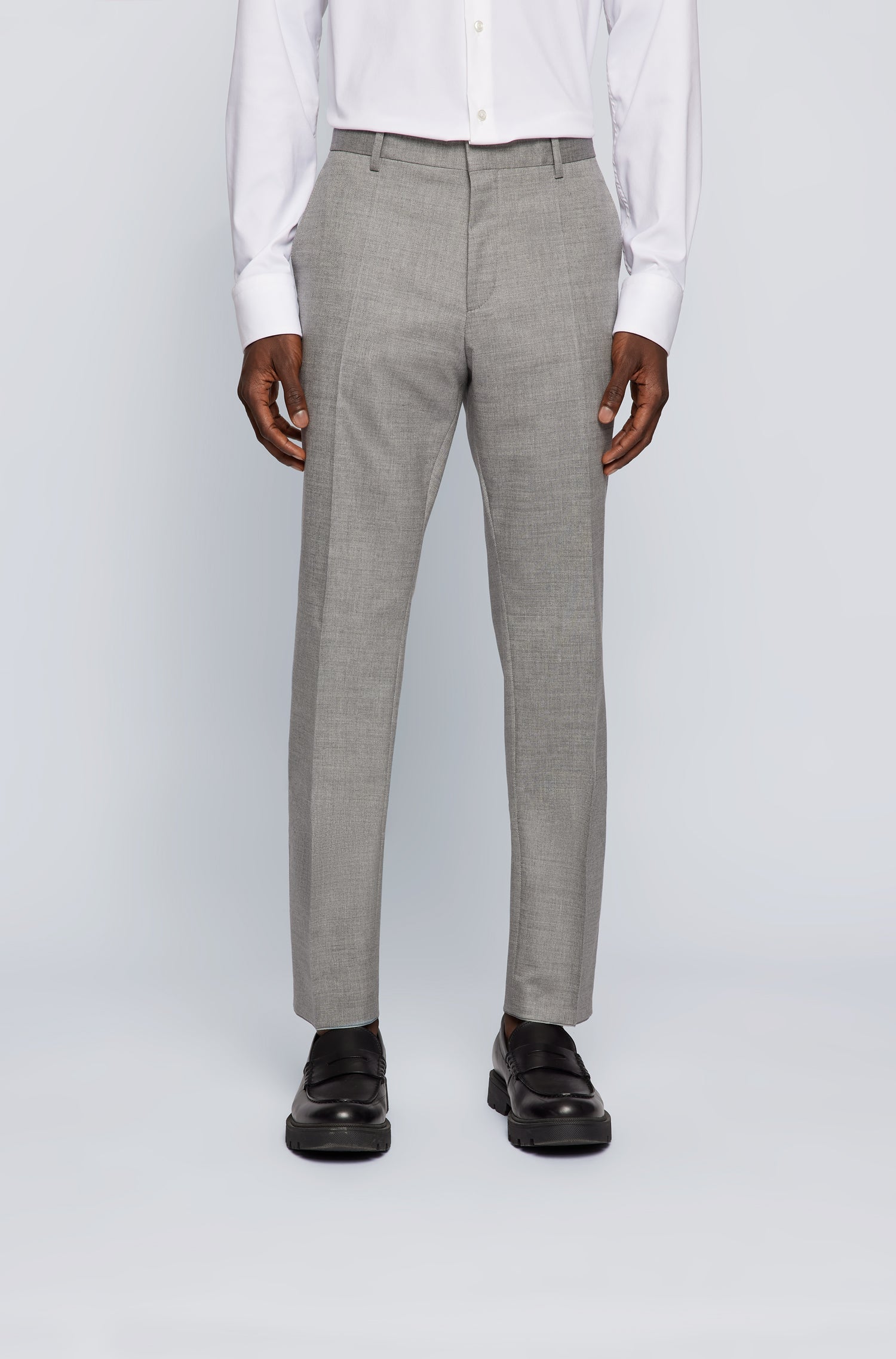 SILVER // FORMAL TROUSERS H-GENIUS-MM-222