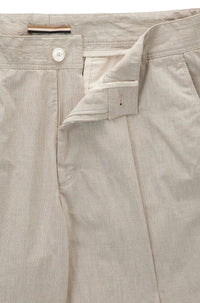 OPEN BEIGE // FORMAL TROUSERS C-PERIN-PLEAT-W-222