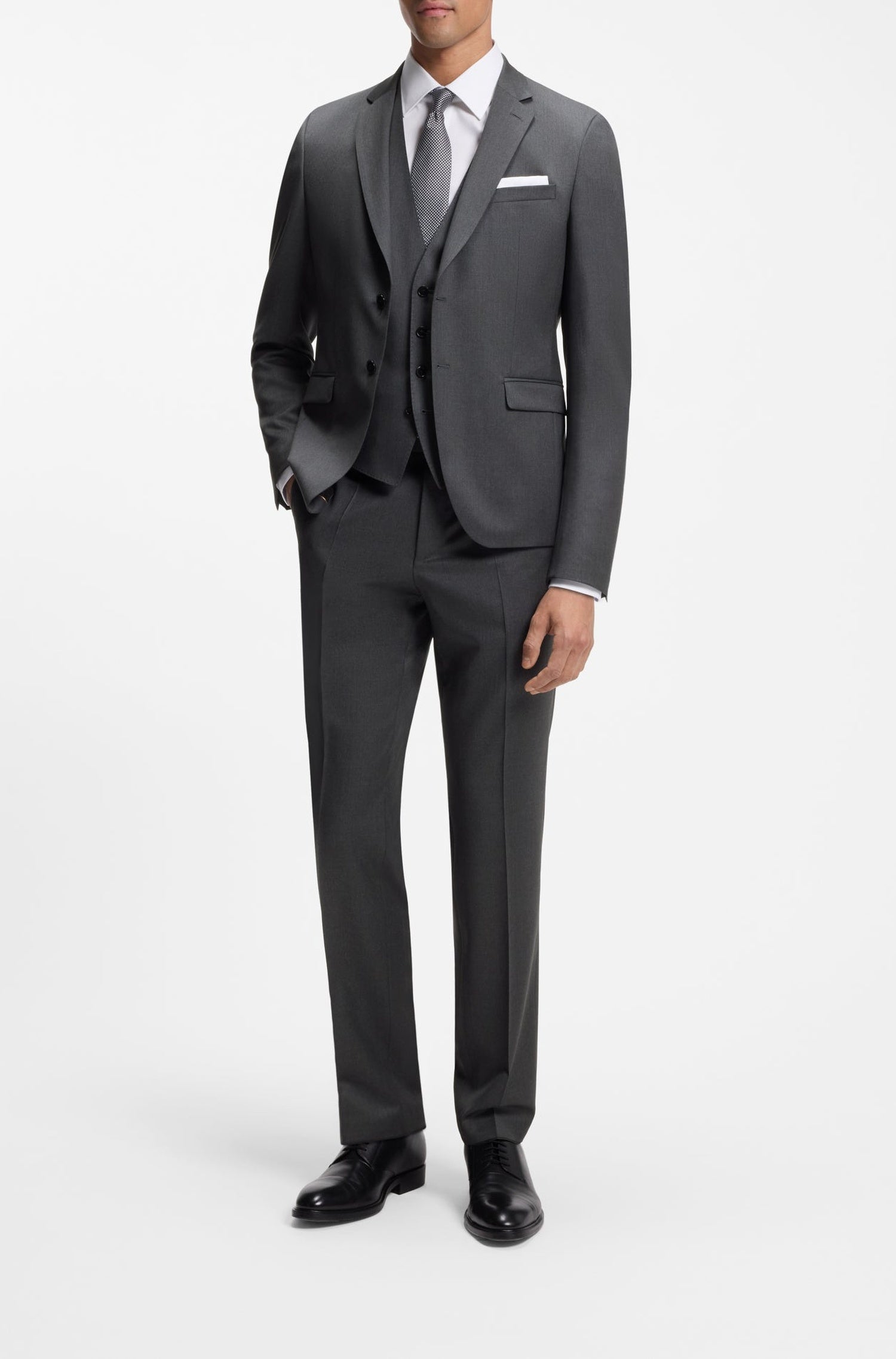 Veston Huge en laine - Dark Grey