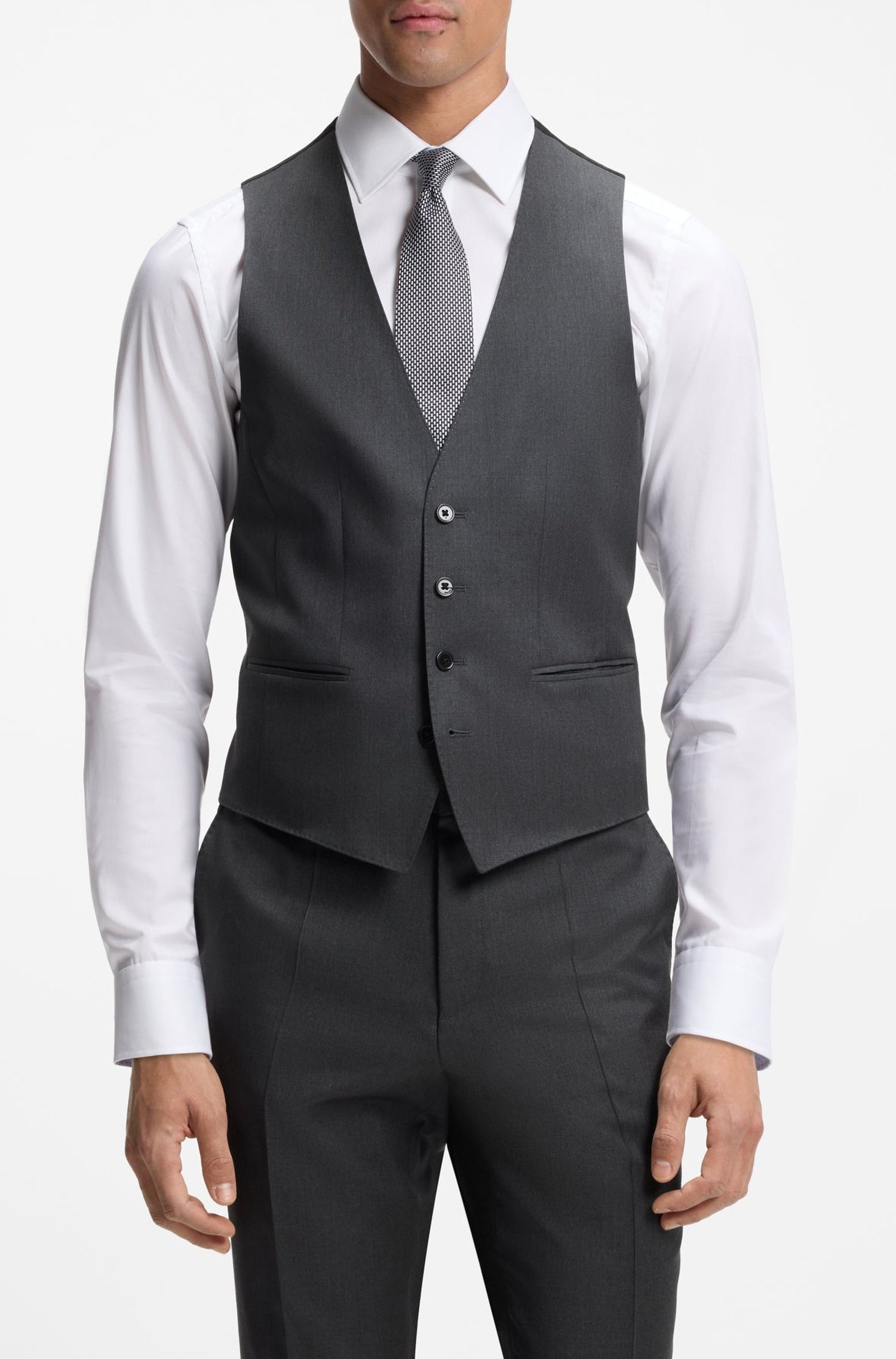 Veston Huge en laine - Dark Grey
