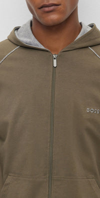 Sweatshirt with embroidered logo - Open Green