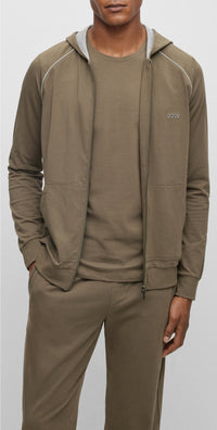Sweatshirt with embroidered logo - Open Green