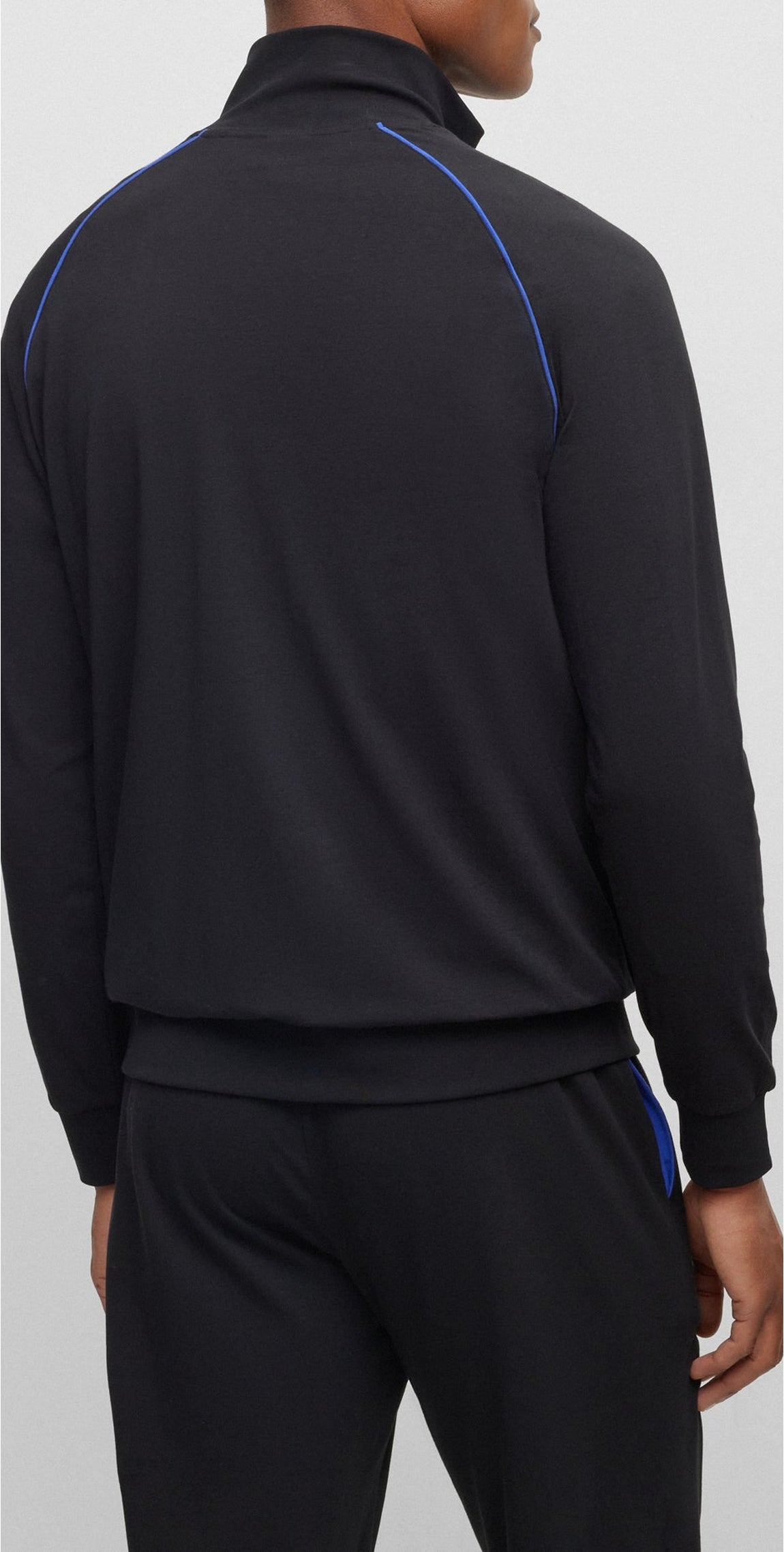 Waistcoat with embroidered logo - Black