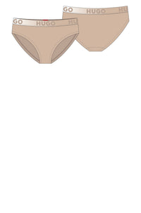 LIGHT BEIGE // BRIEFS BRIEF SPORTY LOGO
