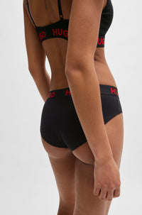 BLACK // BRIEFS BRIEF SPORTY LOGO