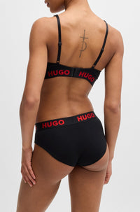 BLACK // BRIEFS BRIEF SPORTY LOGO
