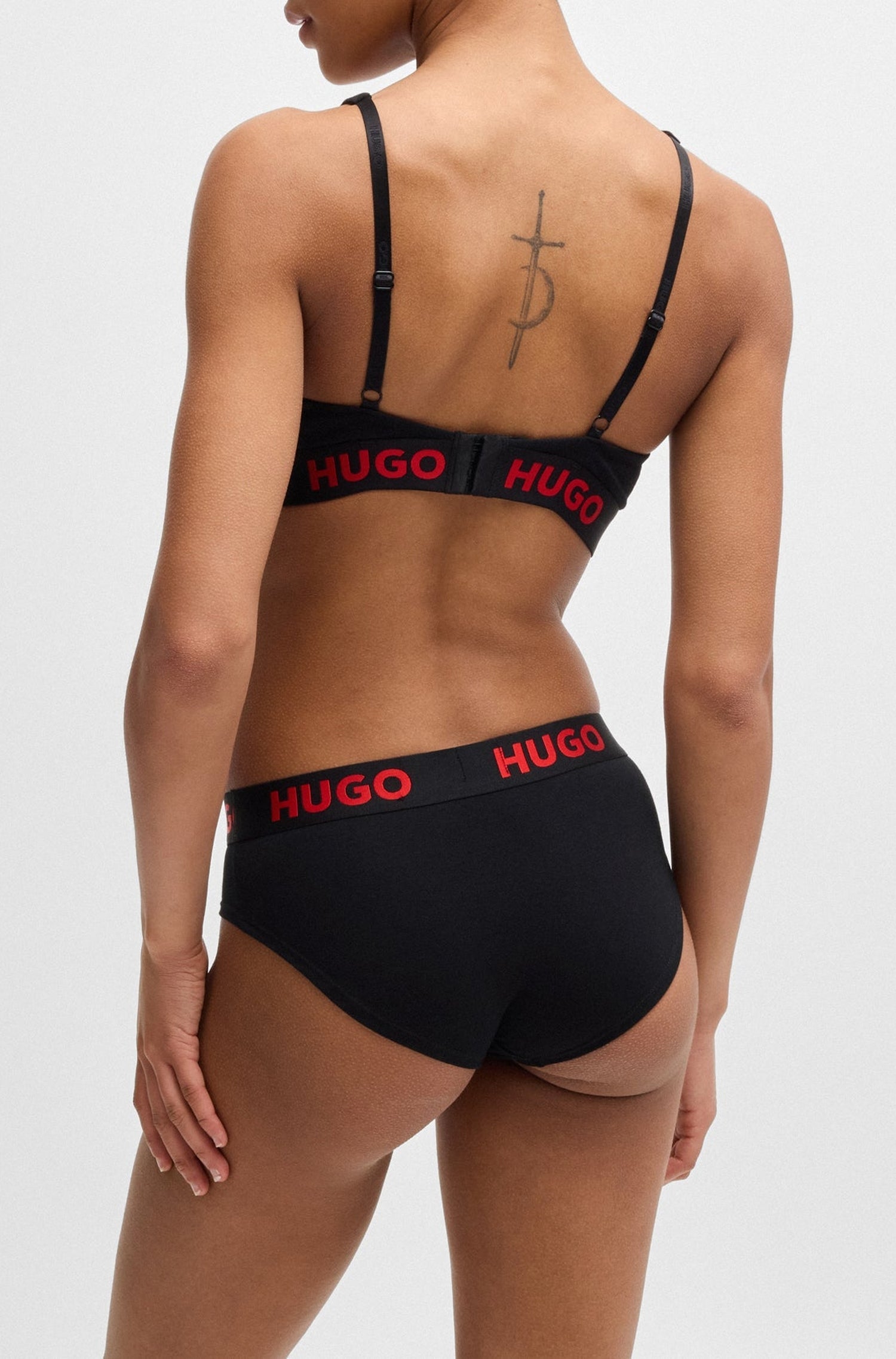 BLACK // BRIEFS BRIEF SPORTY LOGO