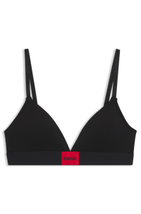 BLACK // BRA TRIANGLE RED LABEL