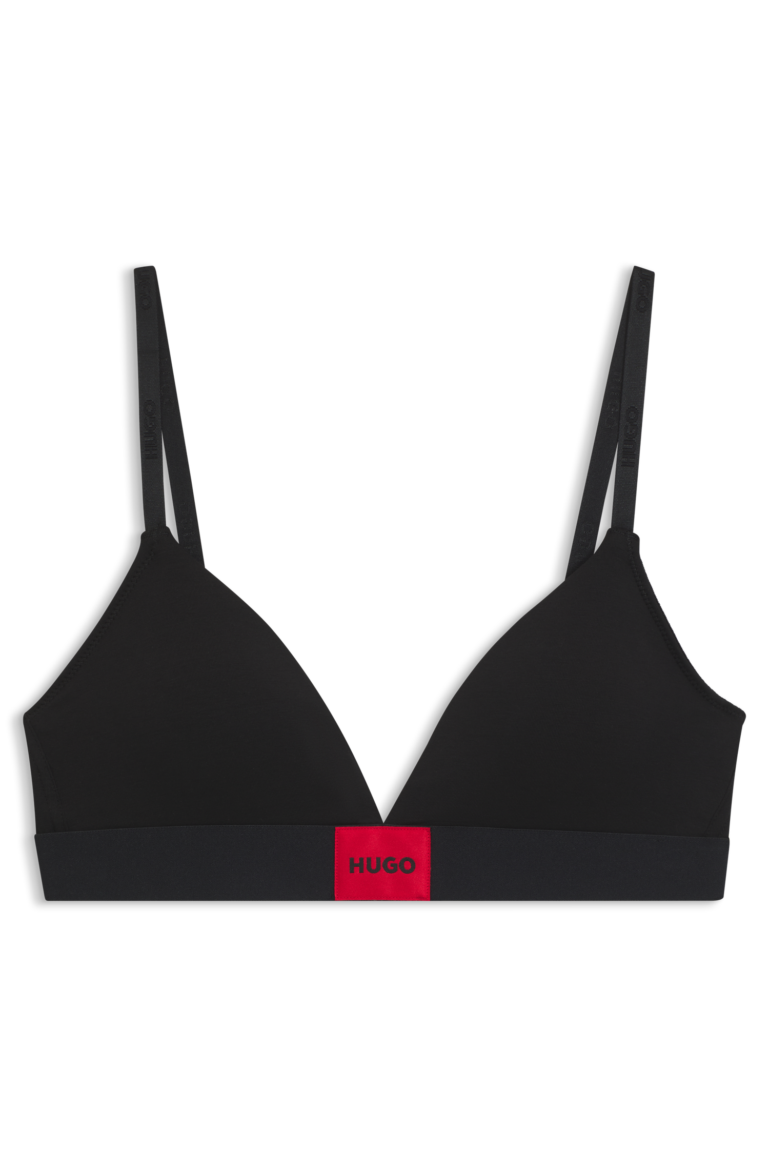 BLACK // BRA TRIANGLE RED LABEL