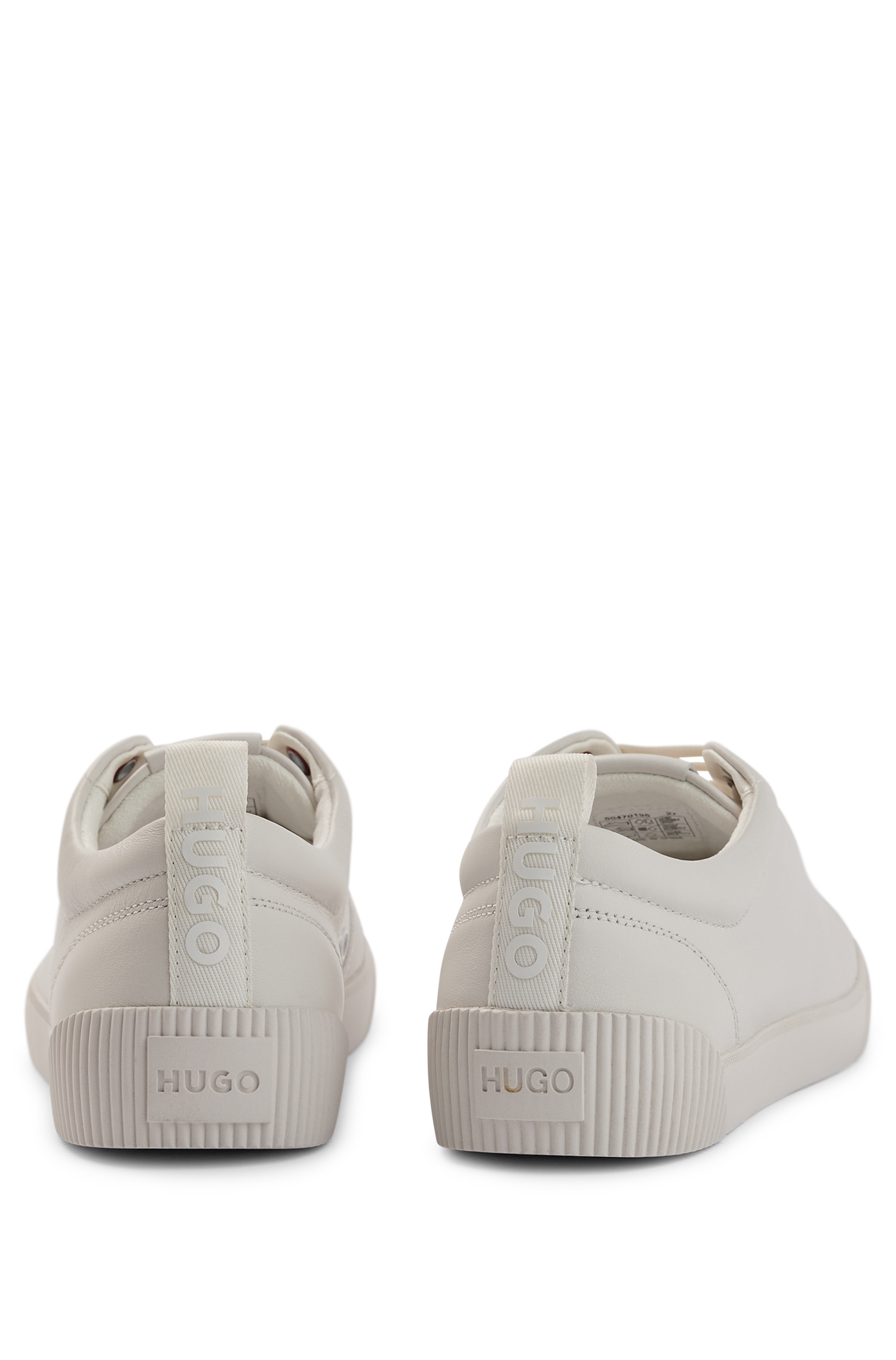 Leather trainers - White
