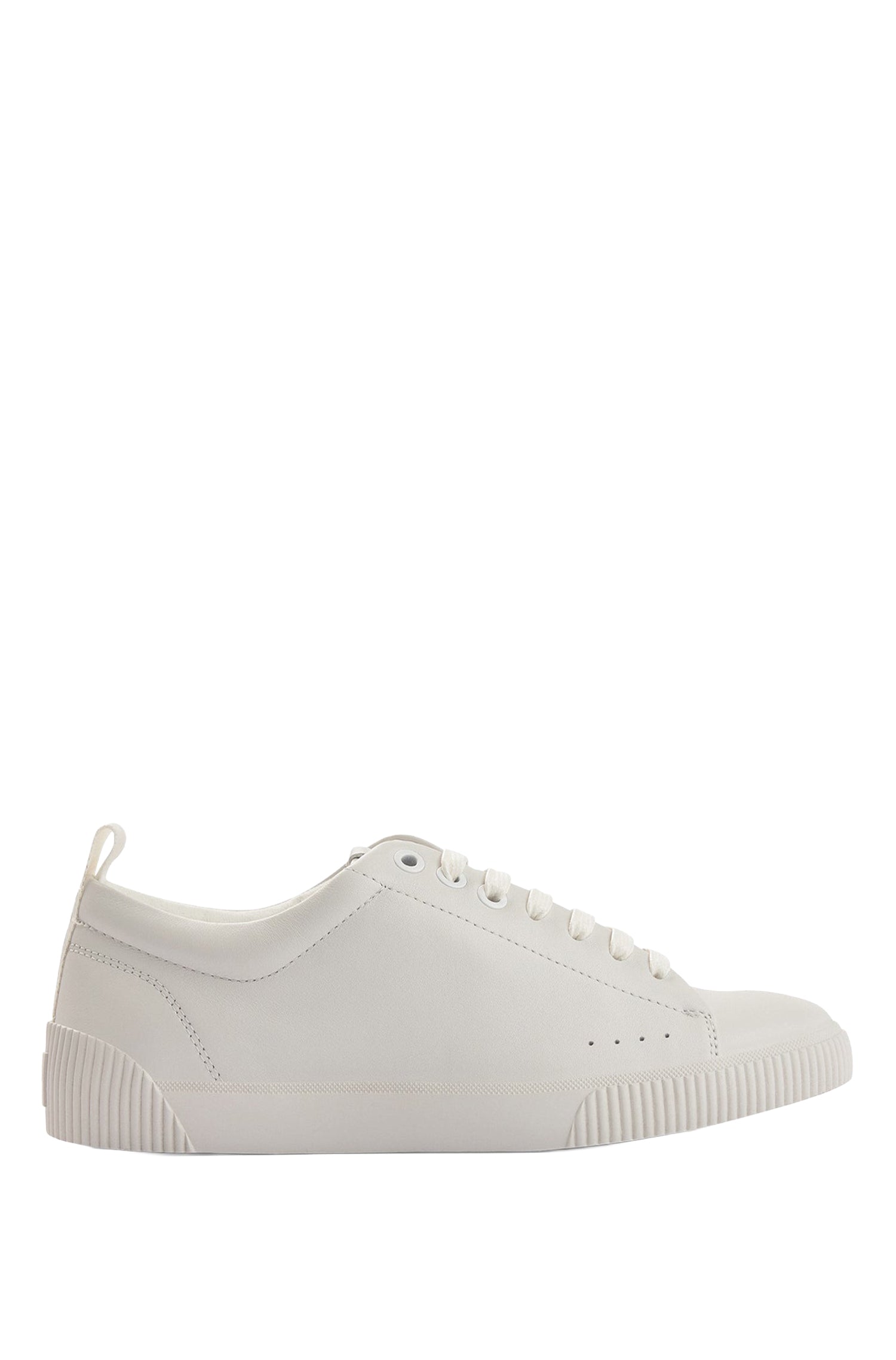 Leather trainers - White