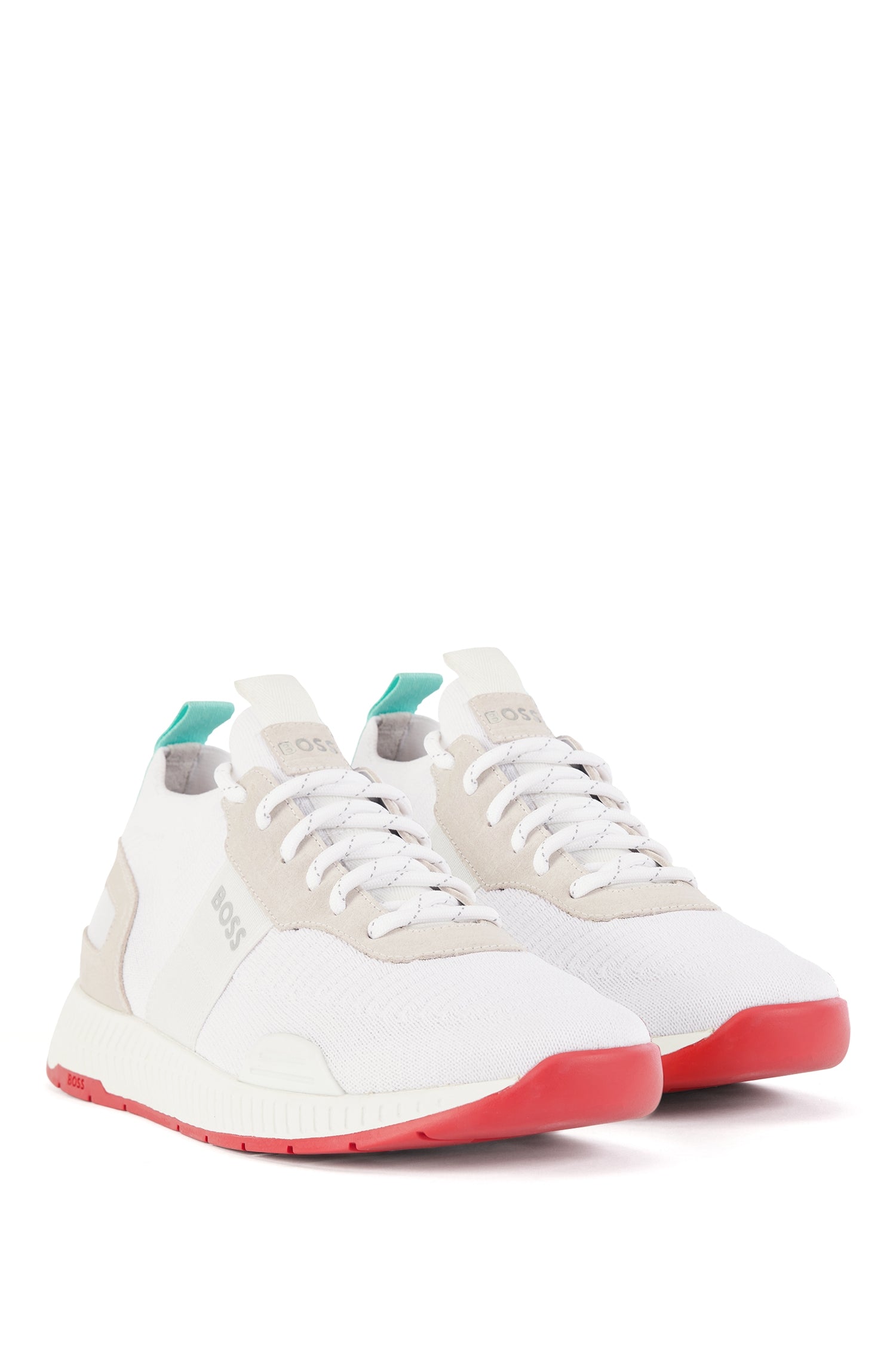 OPEN WHITE // SHOES TITANIUM_RUNN_KNSTA