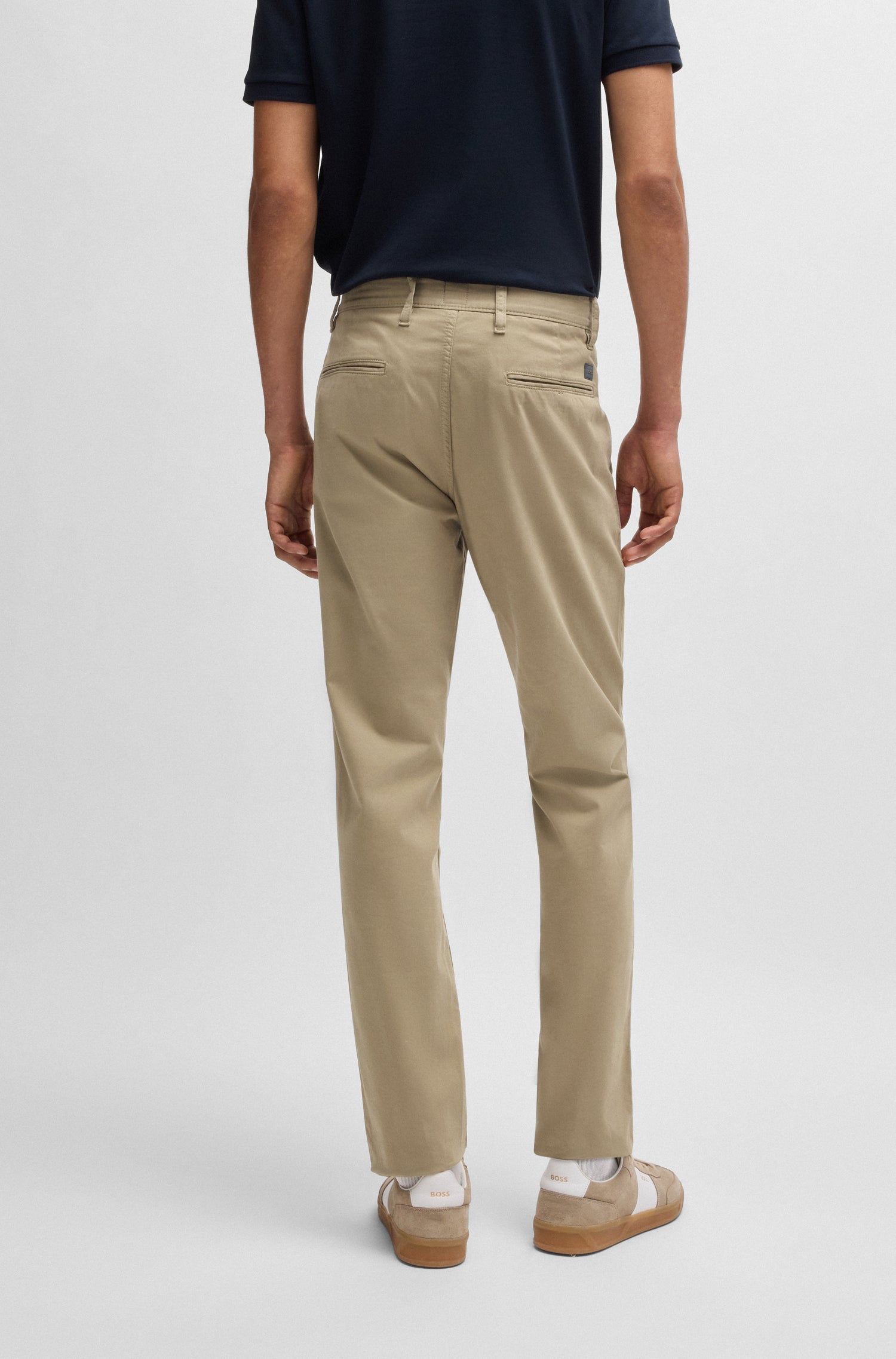 LIGHT & PASTEL BROWN // CASUAL TROUSERS SCHINO-TABER-1 D