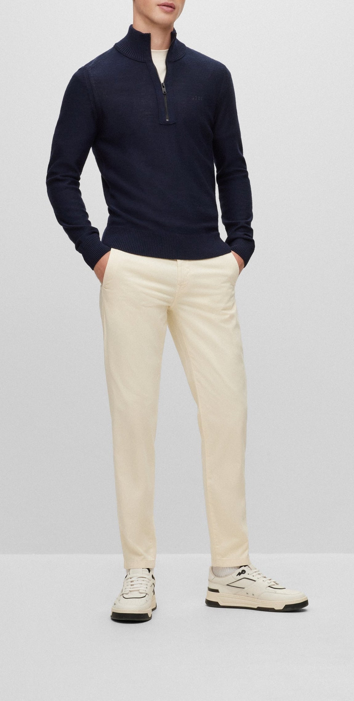 OPEN BEIGE // CASUAL TROUSERS SCHINO-TABER-1 D