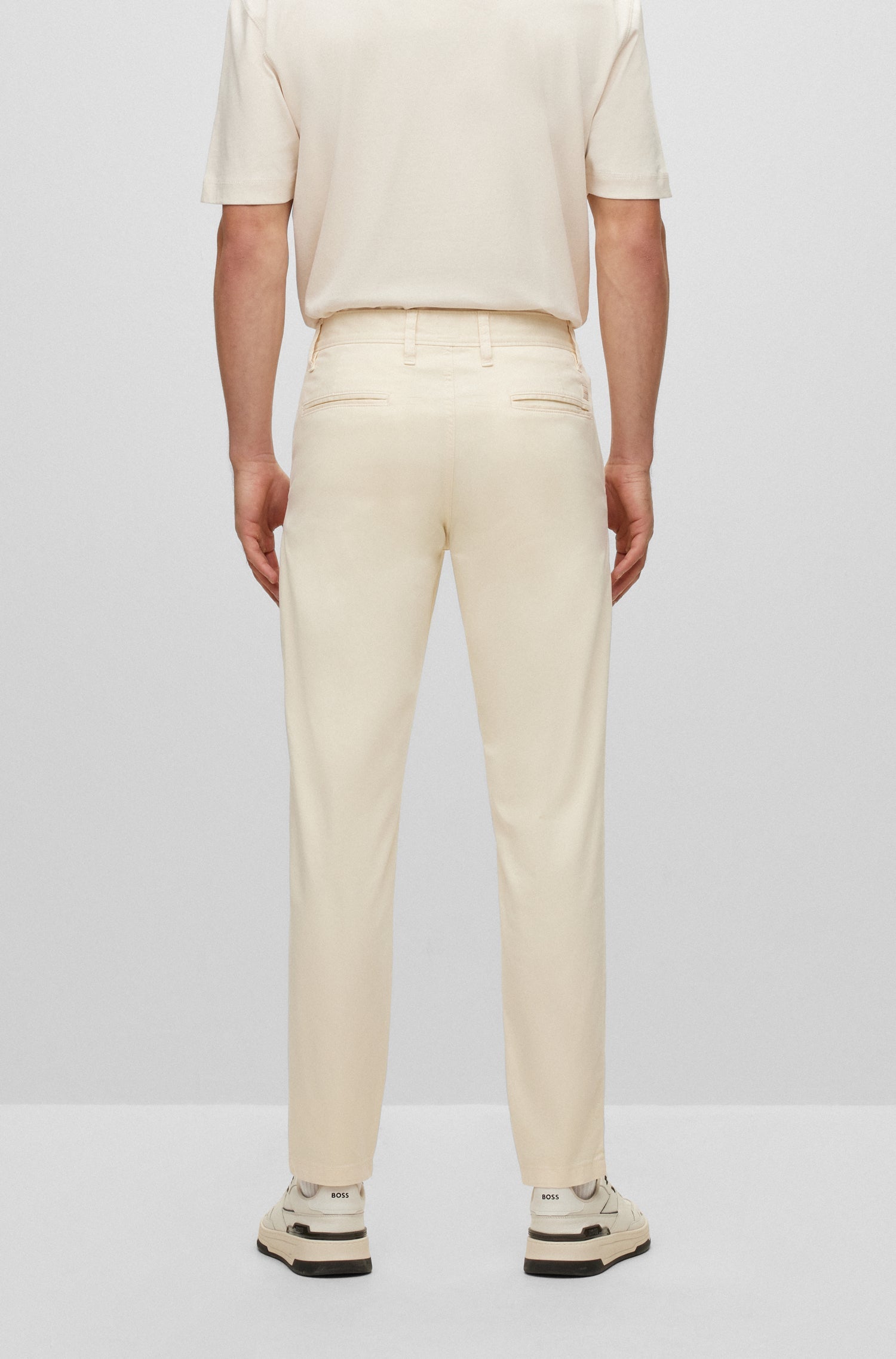 OPEN BEIGE // CASUAL TROUSERS SCHINO-TABER-1 D