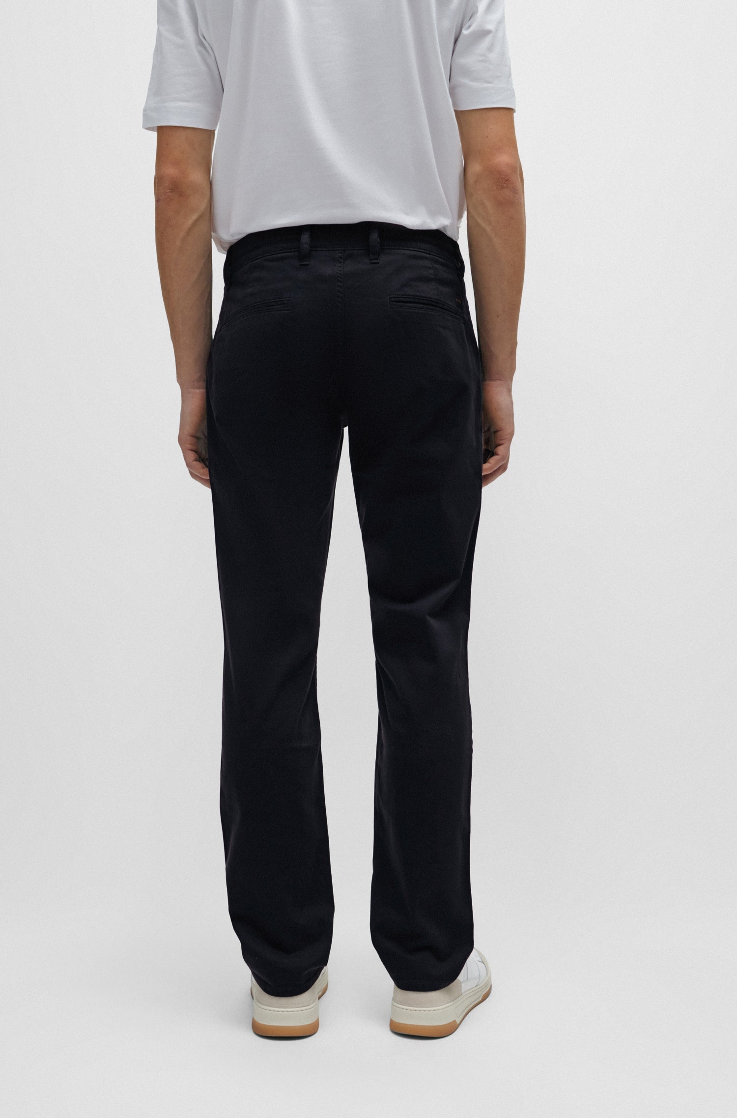 OPEN WHITE // TROUSERS SCHINO-SLIM D