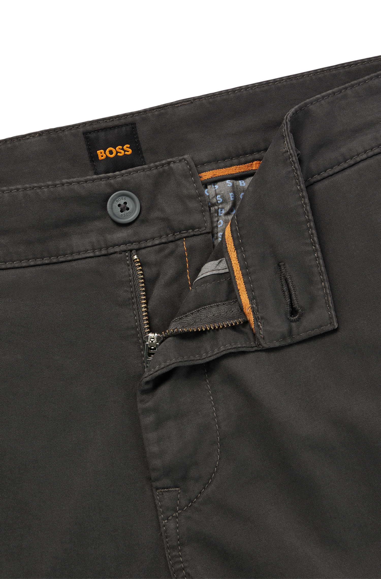 CHARCOAL // CASUAL TROUSERS SCHINO-SLIM D