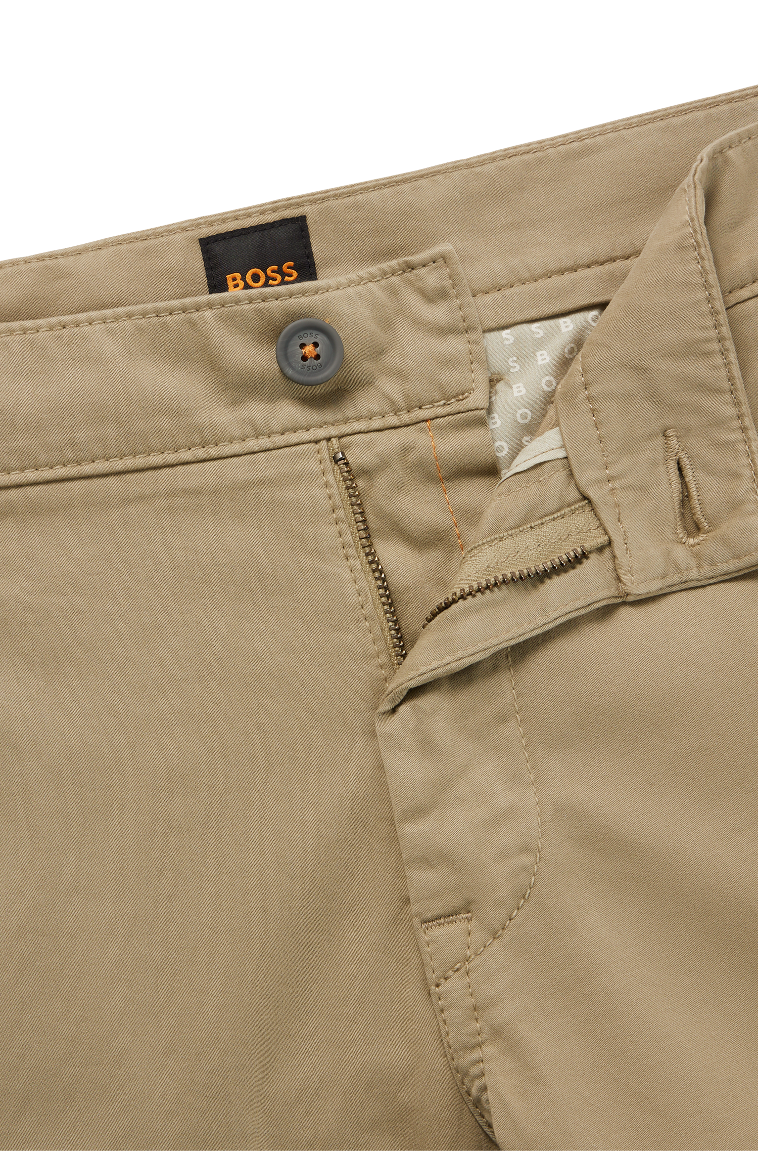 LIGHT & PASTEL BROWN // CASUAL TROUSERS SCHINO-SLIM D