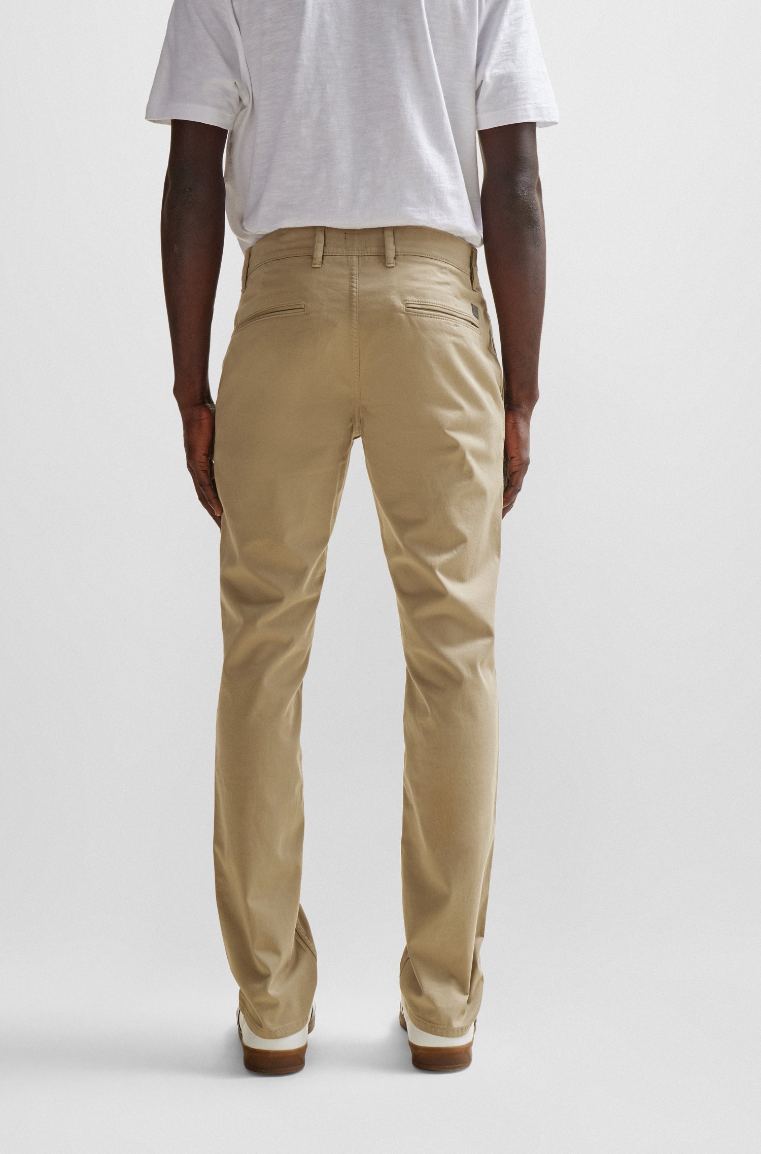 LIGHT & PASTEL BROWN // CASUAL TROUSERS SCHINO-SLIM D